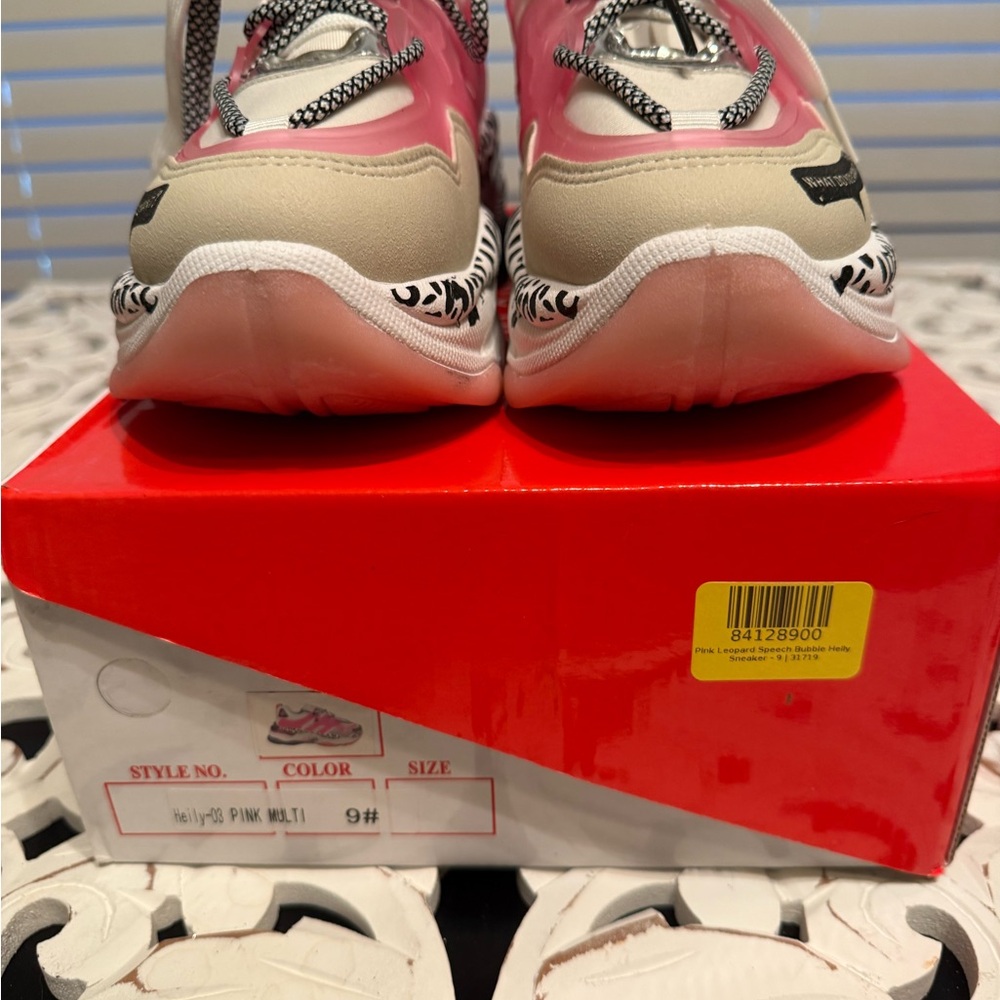 Nature Breeze Women's Chunky Dad Sneakers - Pink, White, Black Size 9 NIB - Picture 7 of 8